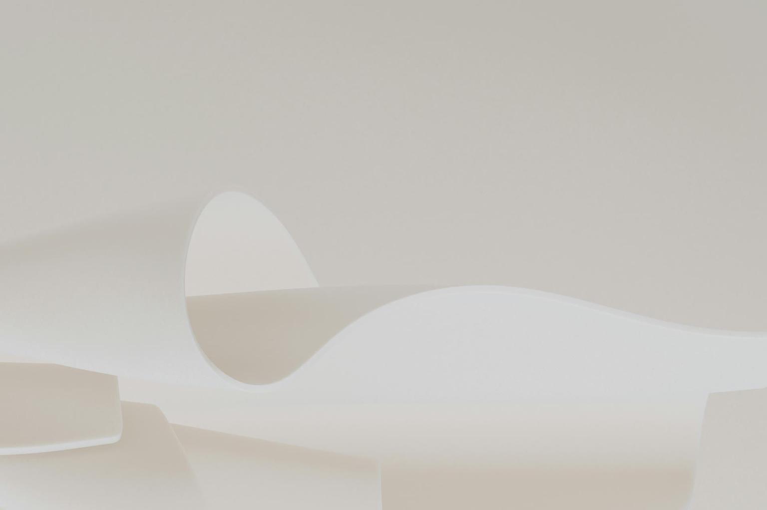 Abstract white and gray image, natural earth tones and shapes