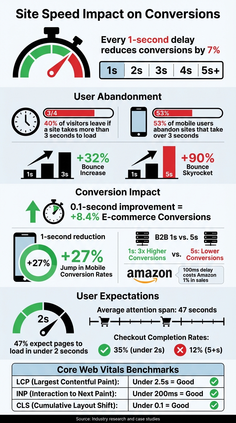 How Site Speed Impacts Conversion Rates: Key Statistics and Benchmarks