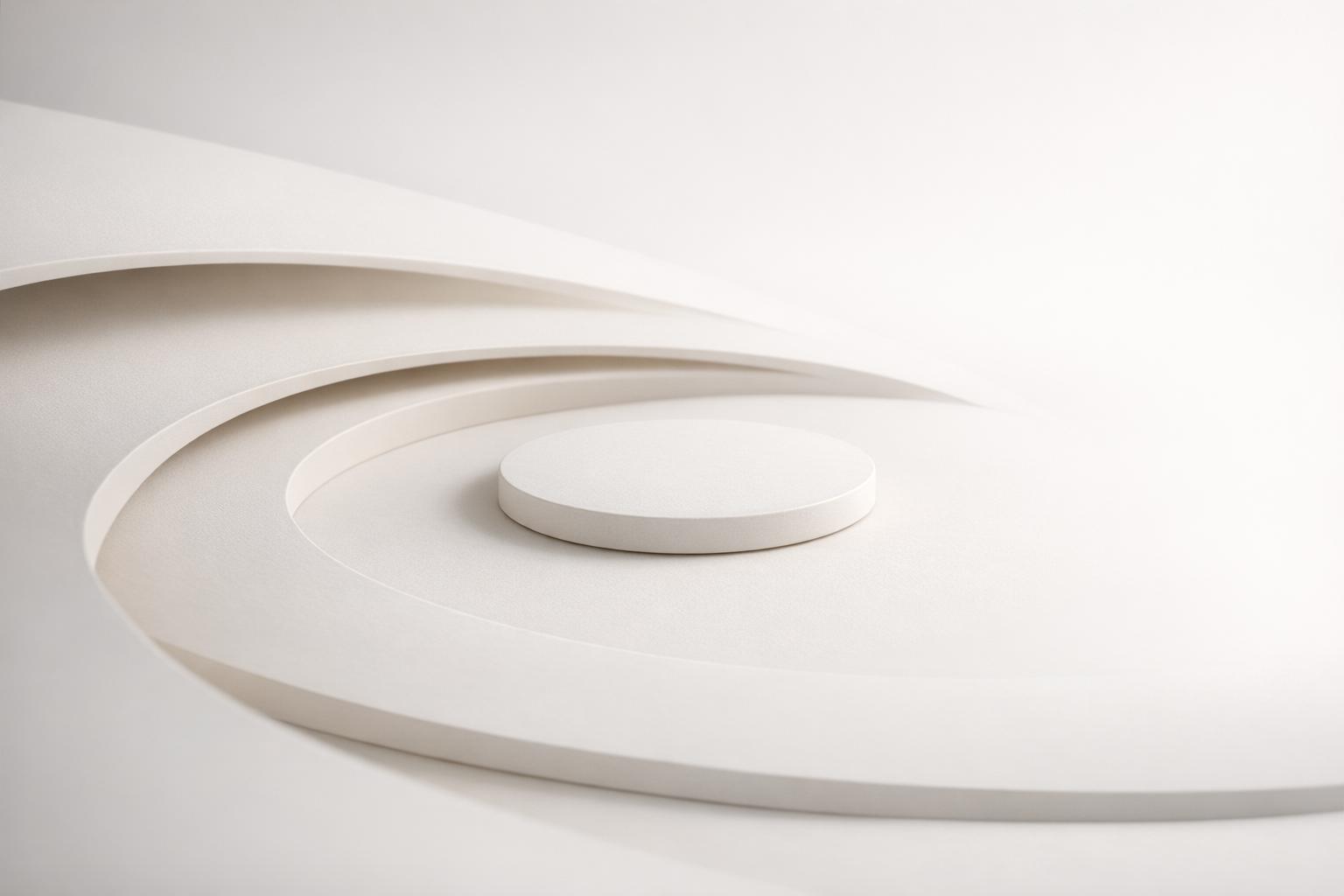 Abstract white and gray image, natural earth tones and shapes