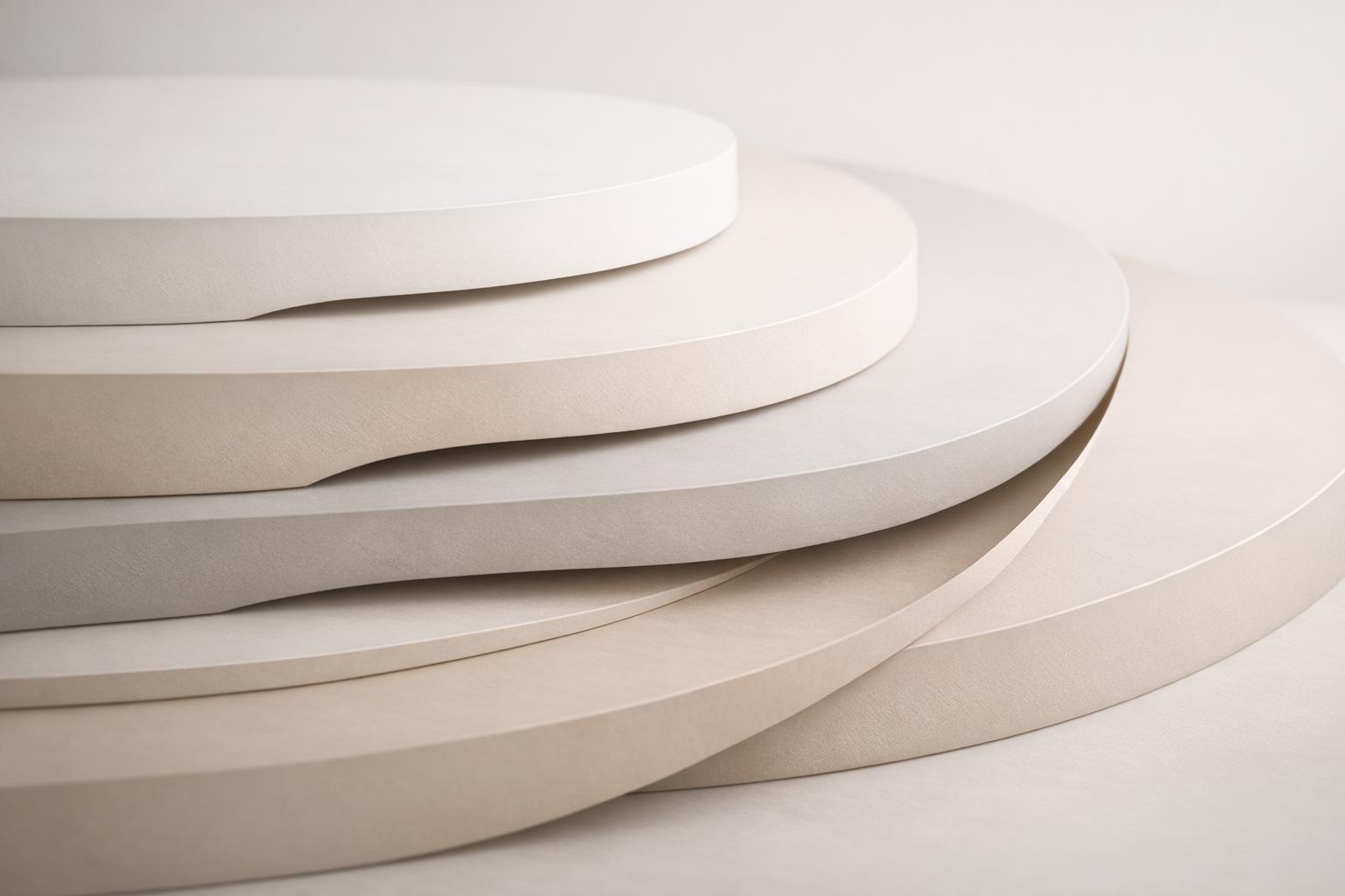 Abstract white and gray image, natural earth tones and shapes