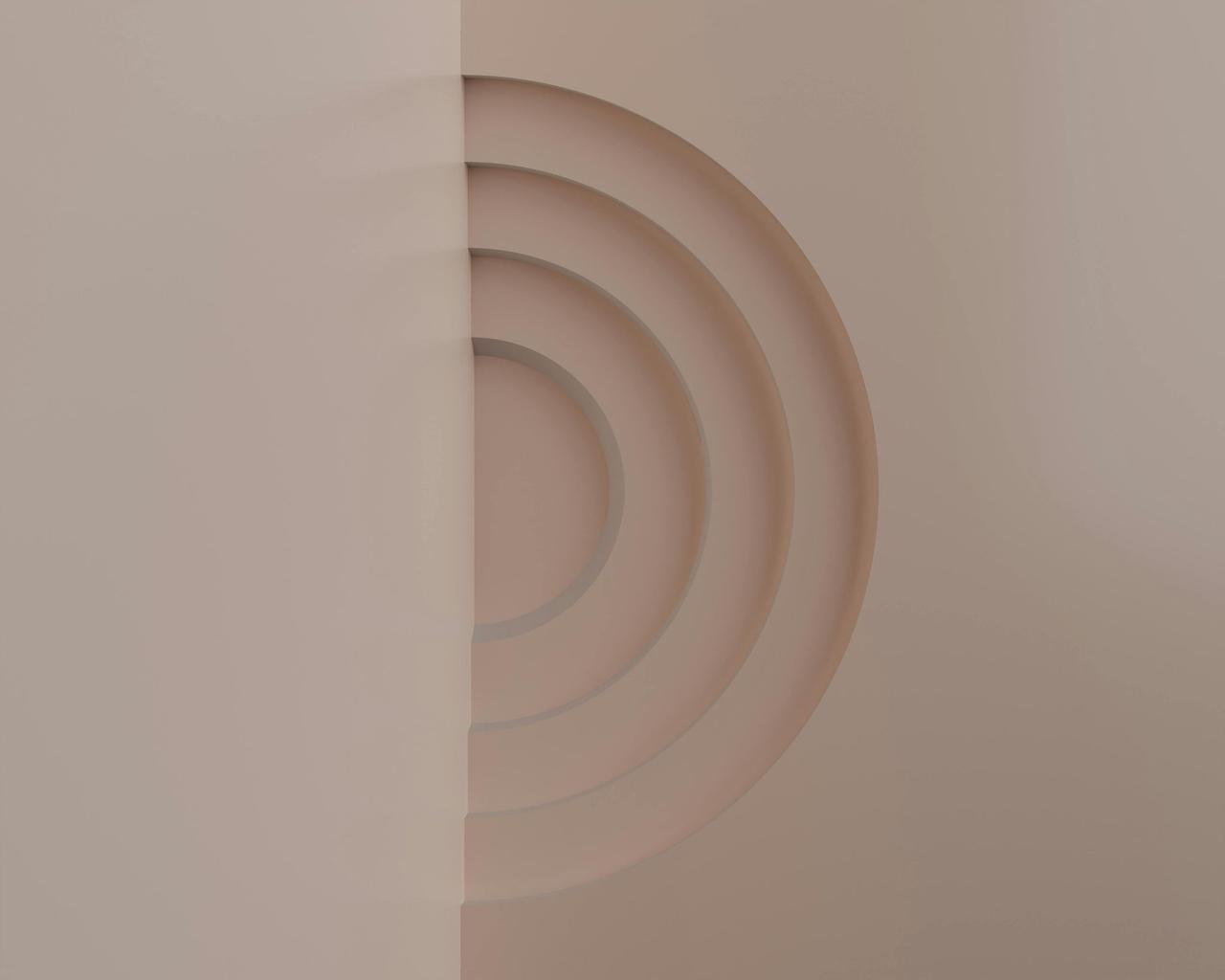 Abstract white and gray image, natural earth tones and shapes