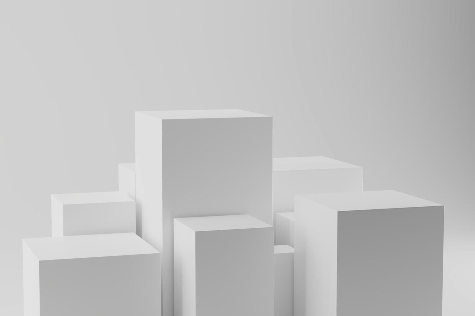 Abstract white and gray image, natural earth tones and shapes