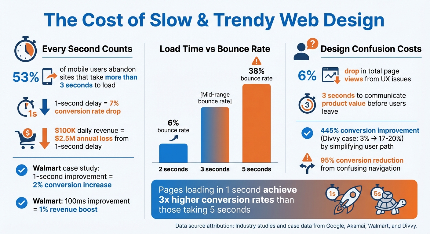 How Page Speed and Design Trends Impact Website Conversion Rates
