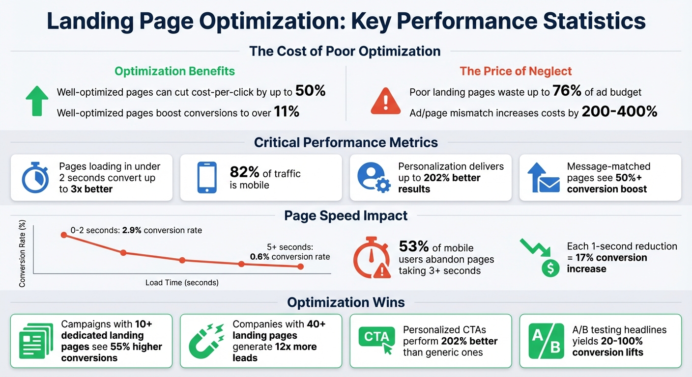 Landing Page Optimization Statistics: Impact on Conversion Rates and Ad Costs