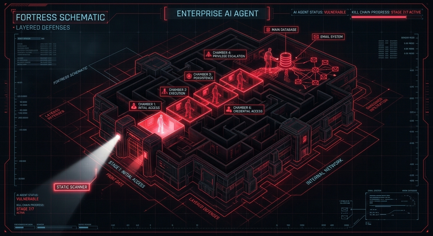 Exploiting Along the Promptware Kill Chain: AI Red Teaming