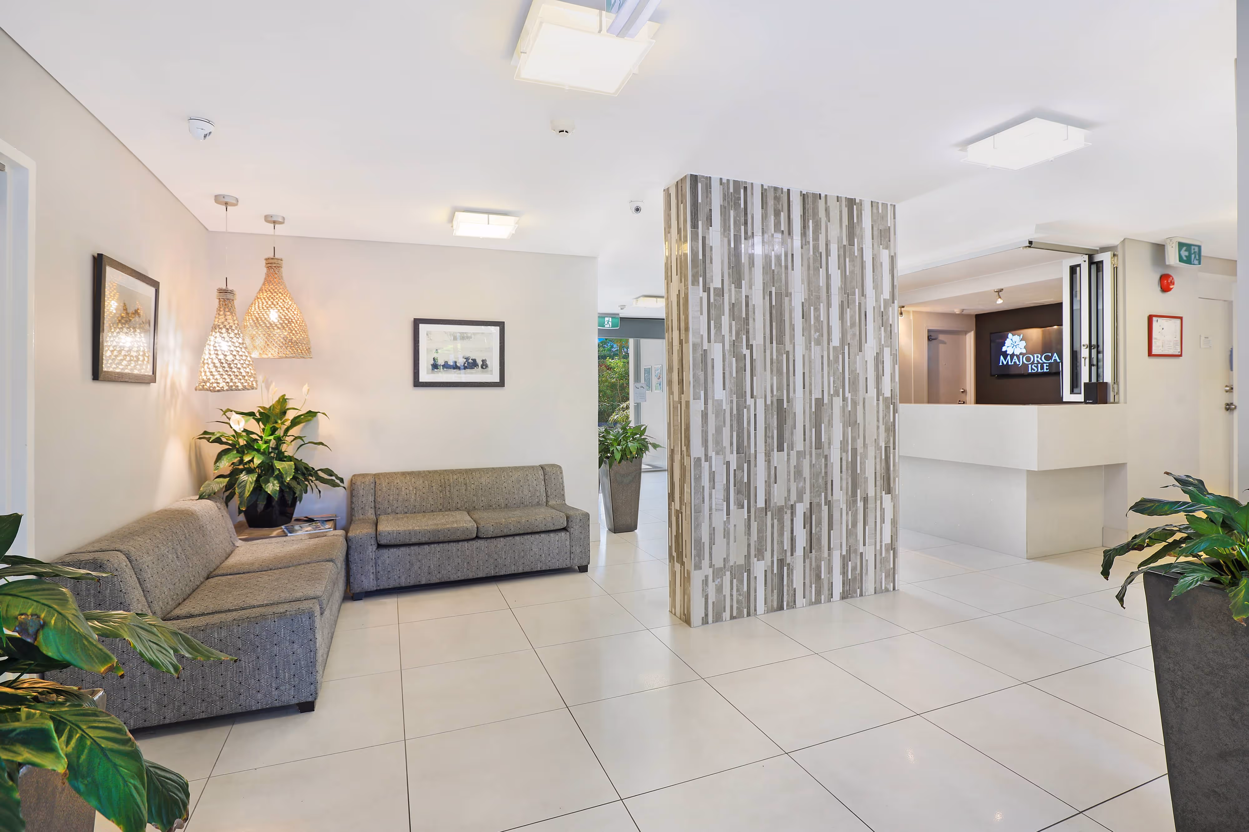 Majorca Isle Beachside Resort Reception