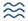 Icon of three horizontal blue wavy lines representing water or waves.