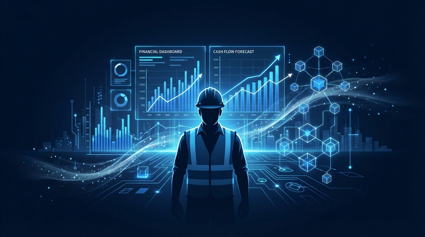 AI CFO for subcontractors — automated financial dashboard and cash flow forecasting interface