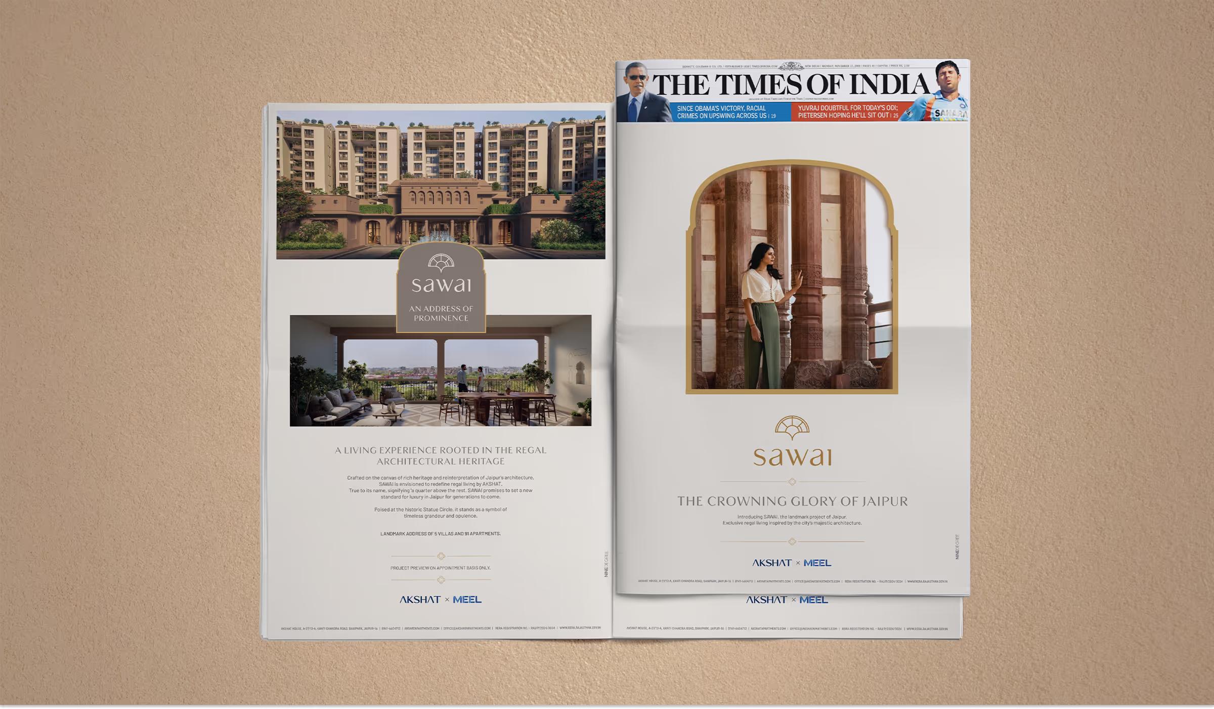 Premium print campaign