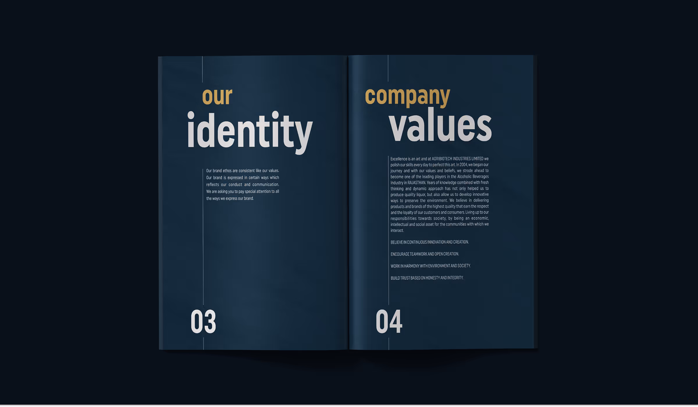 Premium print campaign