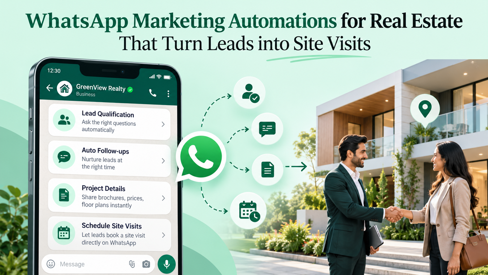 WhatsApp Marketing Automations for Real Estate That Turn Leads into Site Visits