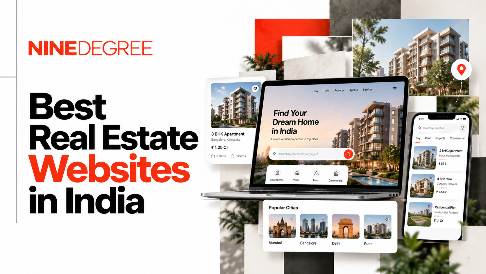 Best Real Estate Websites in India to List and Advertise a Project (and When You Need Your Own)