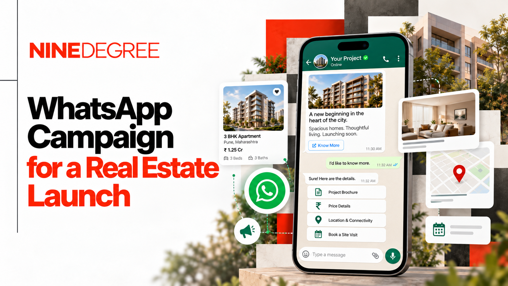 How to Run a WhatsApp Campaign for a Real Estate Launch: Step by Step, with a Case Study