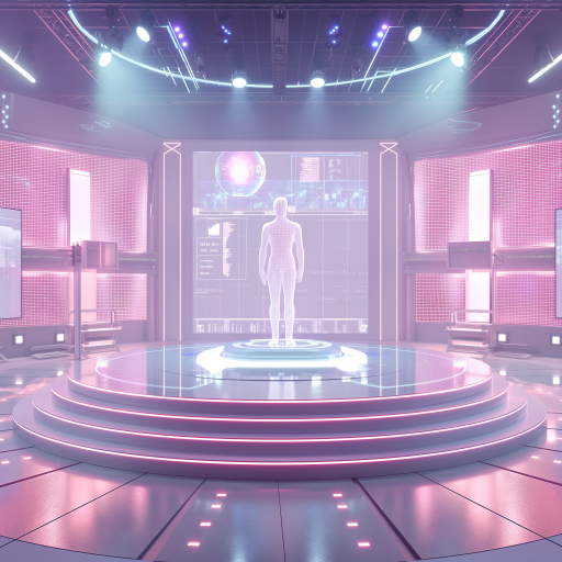 Futuristic digital brain inside a glowing cube, representing the transformative potential of AI in daily life and business