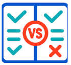 A check list comparison for AI comparison tool