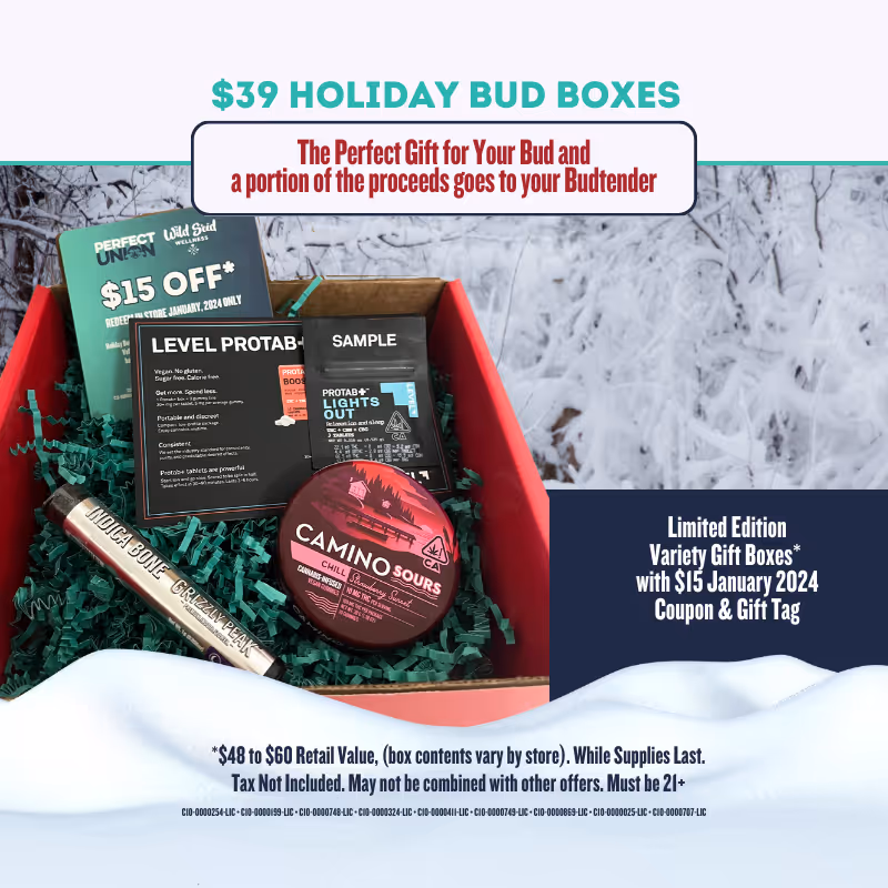 Best Holiday Gift $39 Holiday Bud Box