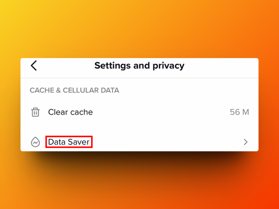Data saver tiktok video quality