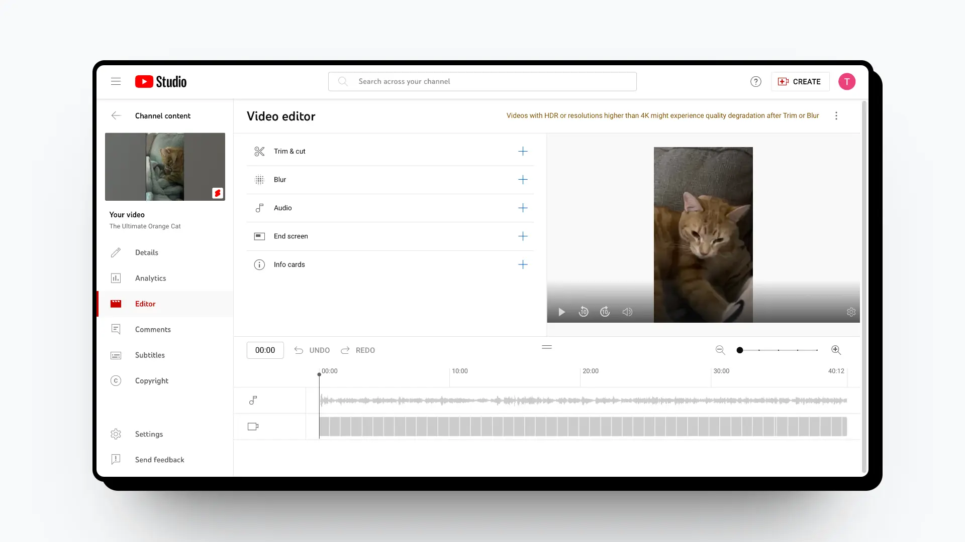 youtube short editor