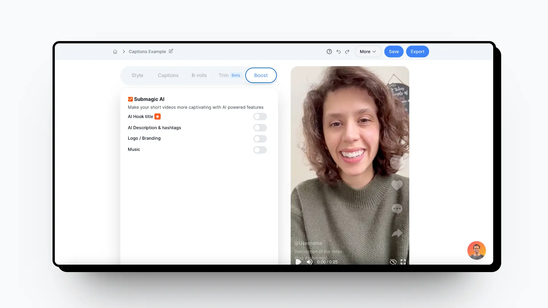 ai video editor app submagic boost videos with editing features
