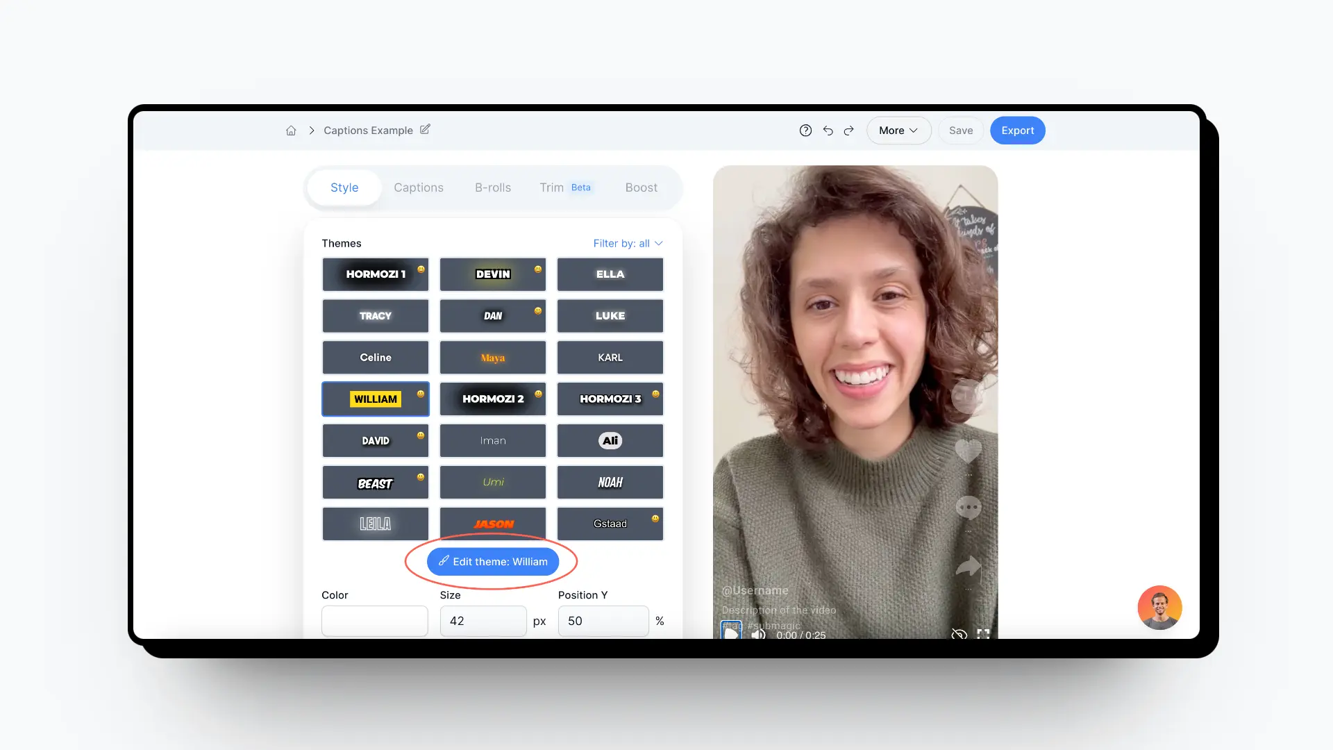 ai video editor app submagic
