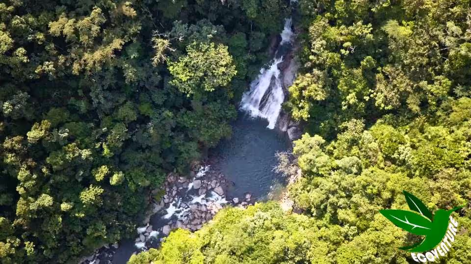 La Cuba waterfall rappelling and La Planta giant natural pool from Medellin