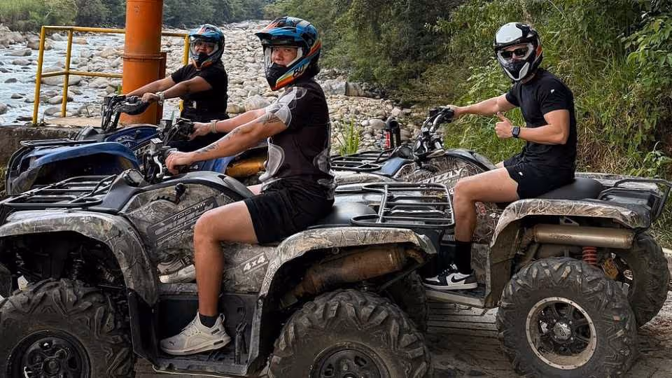 Stunning ATV 1.5hr + awesome paragliding over giant waterfalls from Medellin
