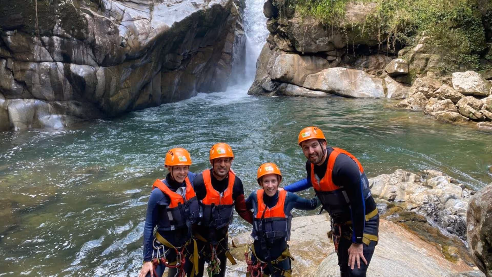 Private Coffee Tour and Canyoning from Guatape