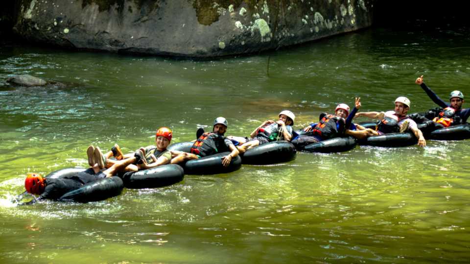 Paragliding and river tubing private experience from Guatape