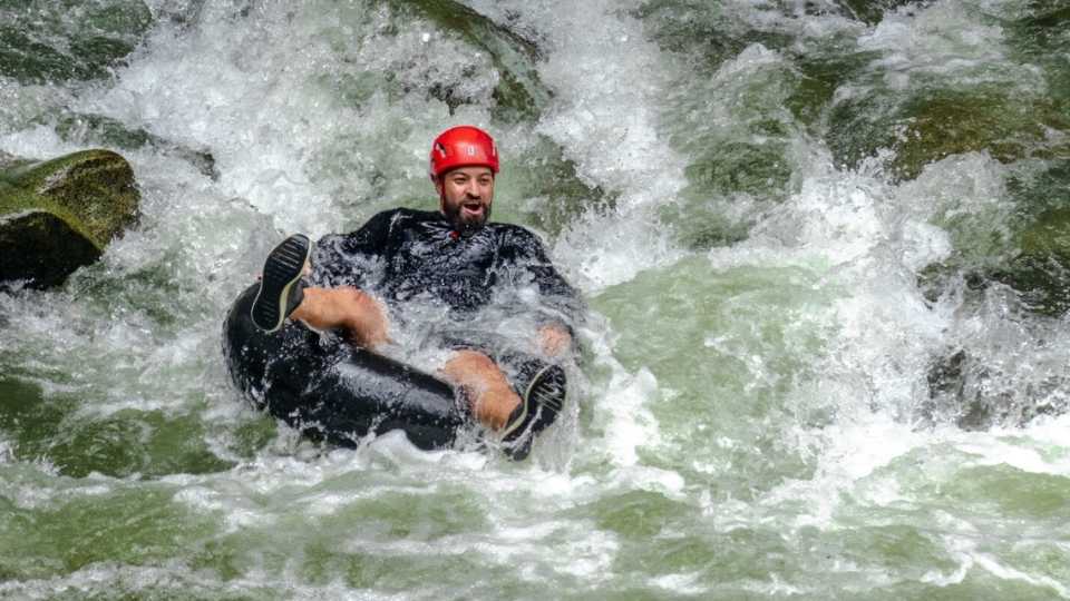 Paragliding and river tubing private experience from Guatape