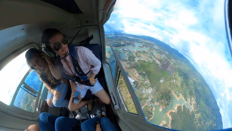 Guatapé (optional paragliding, coffee, atv, boat) tour from Medellin