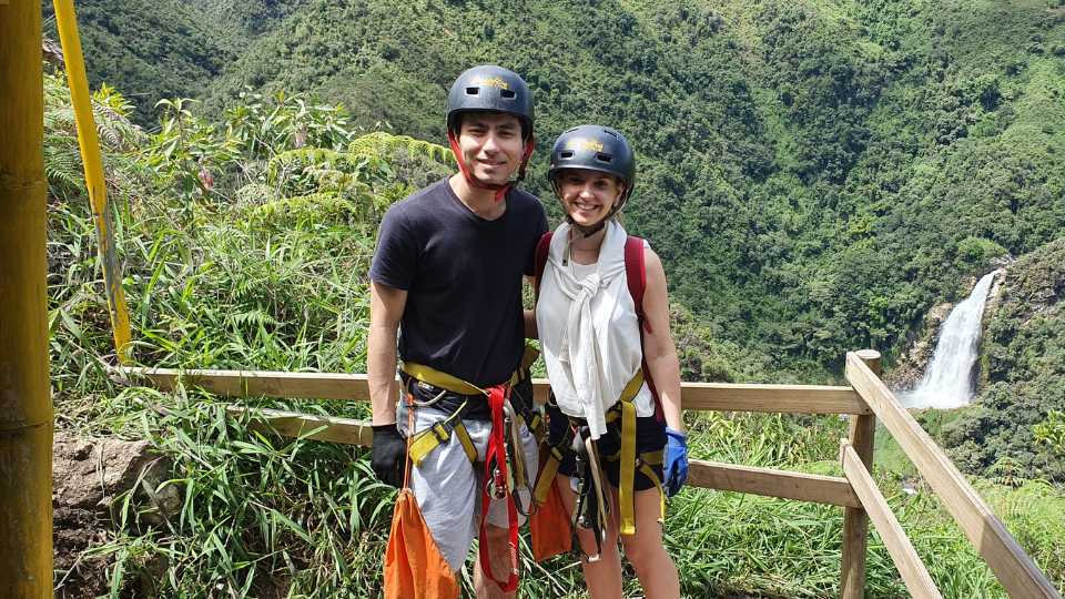 Dream Hammocks Plus Epic Zipline and Giant Waterfall Private Tour from Medellin