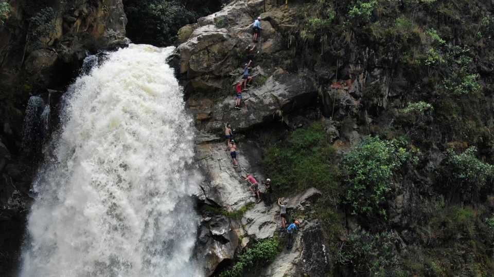 Dream Hammocks Plus Epic Zipline and Giant Waterfall Private Tour from Medellin