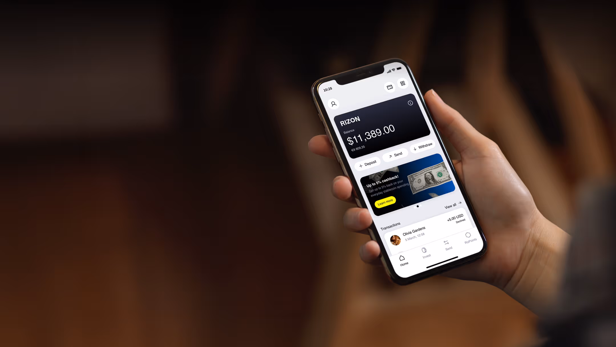 Receive money, your way