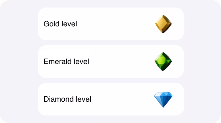 Level up as you spend