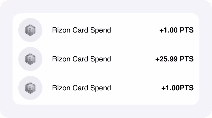 Earn on every purchase