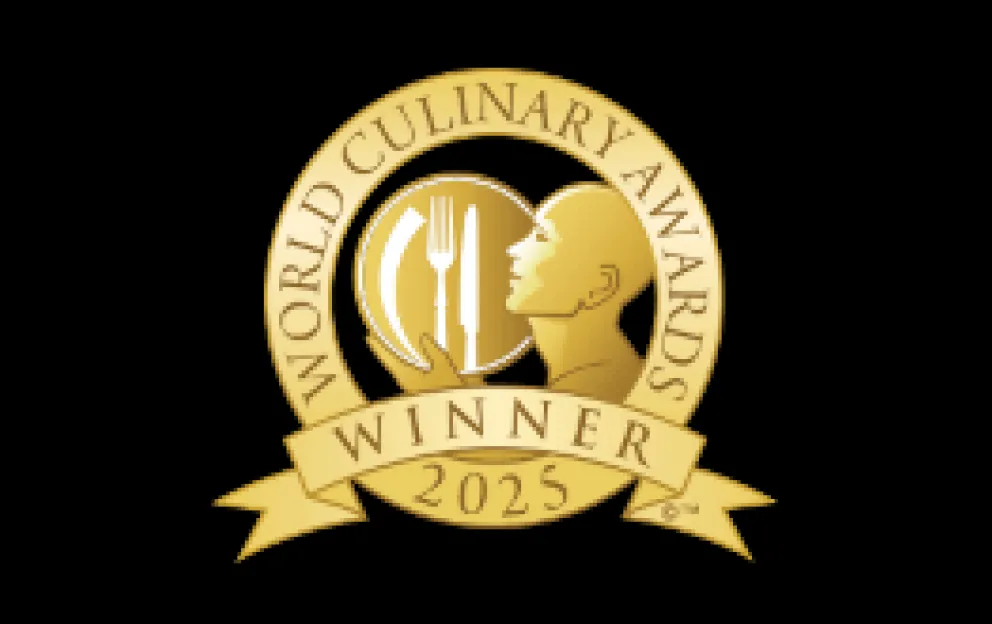 World Culinary Awards 2025 winner badge