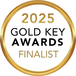 Gold Key Awards 2025 finalist badge