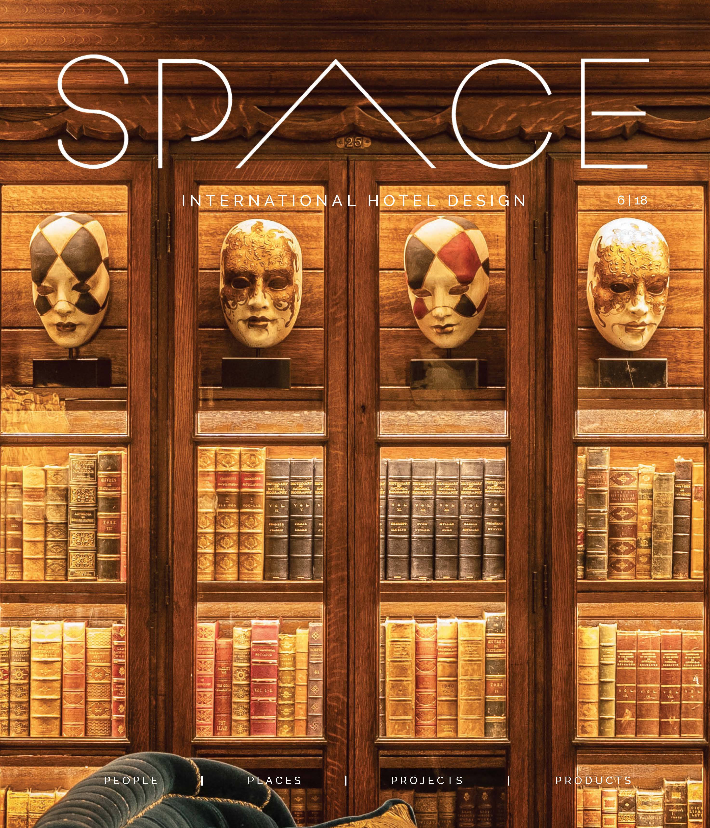 Cover of SPACE magazine featuring W Amman, 2018