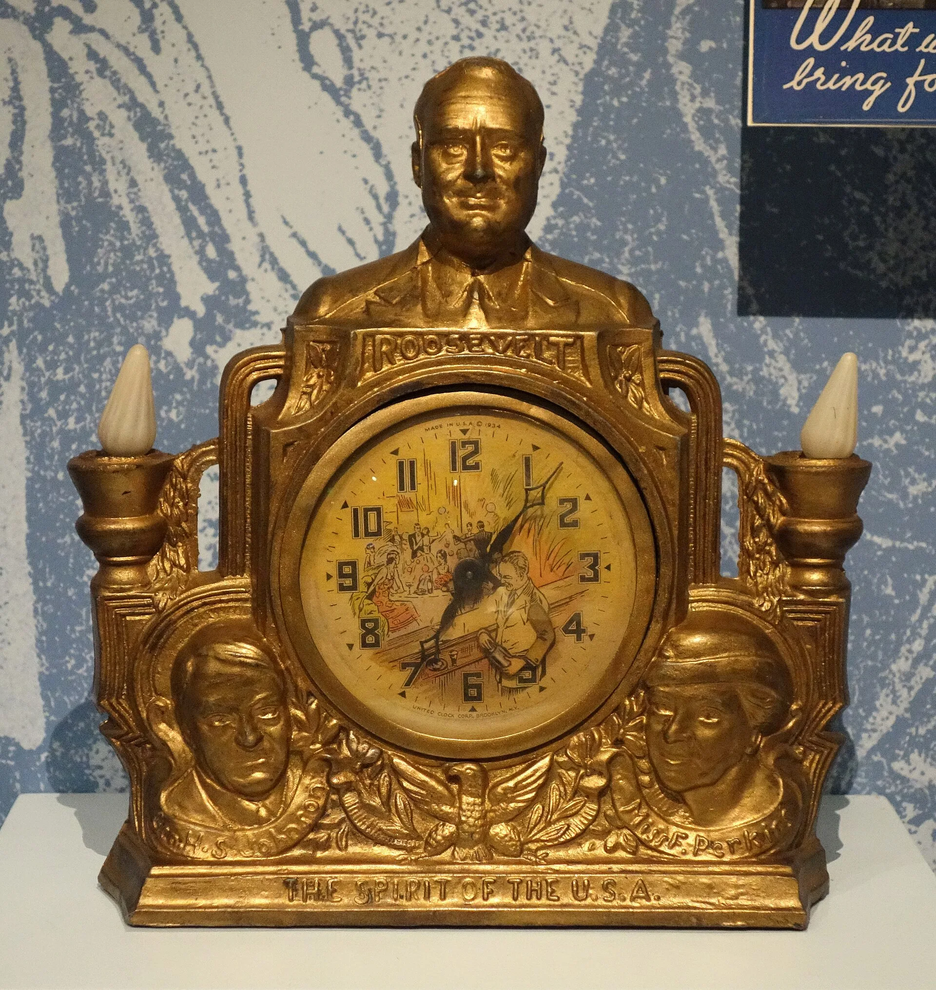 1934 commemorative clock marking the repeal of Prohibition