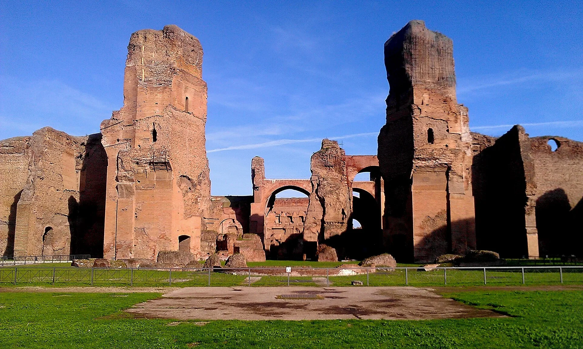 Ruins of the Baths of Caracalla in Rome