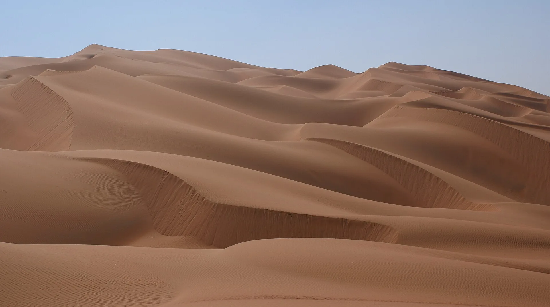 The Rub' al Khali desert: the Empty Quarter, Arabia's great sand sea