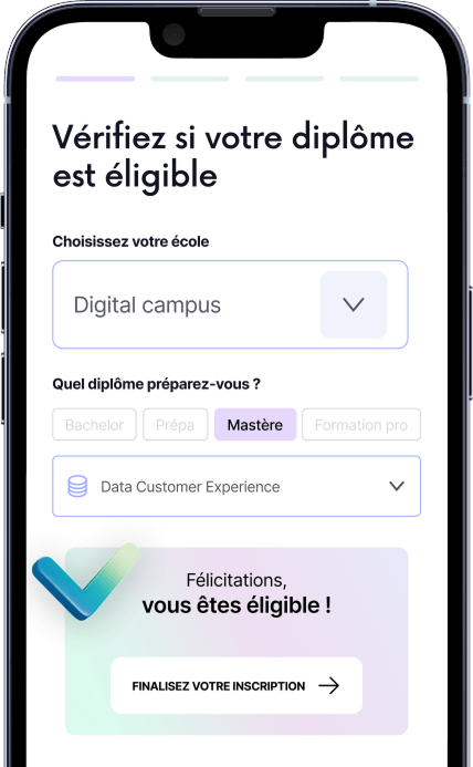 Application de crédit Sloan dans un iphone