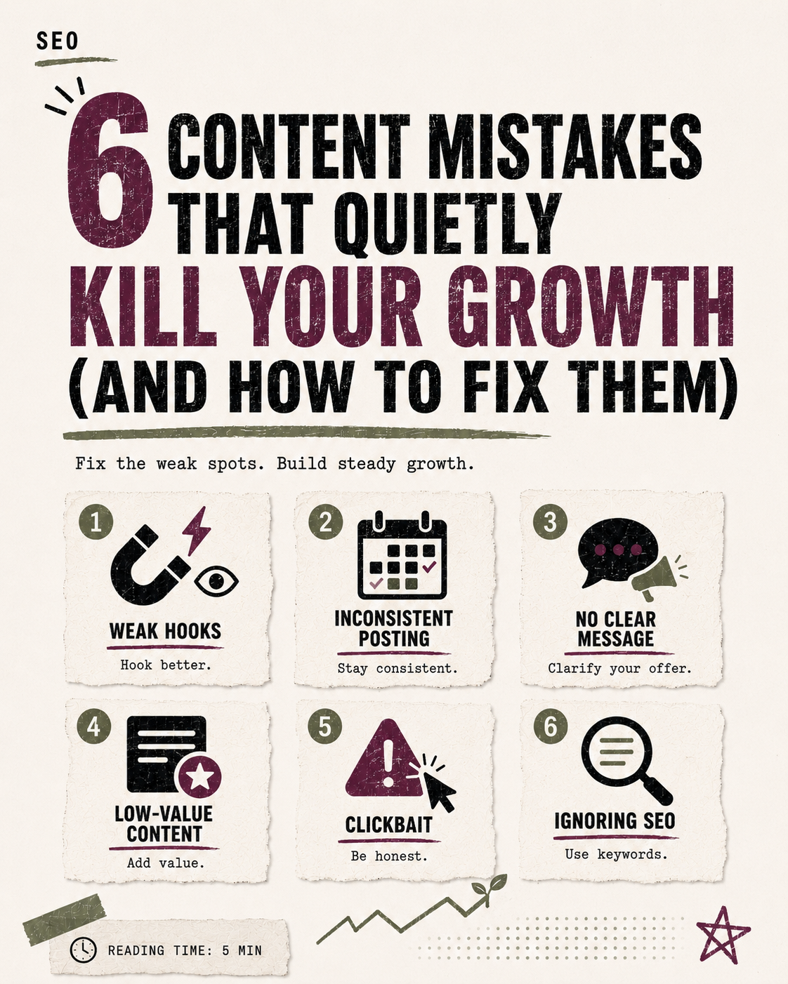 Fix these six things and watch what happens.