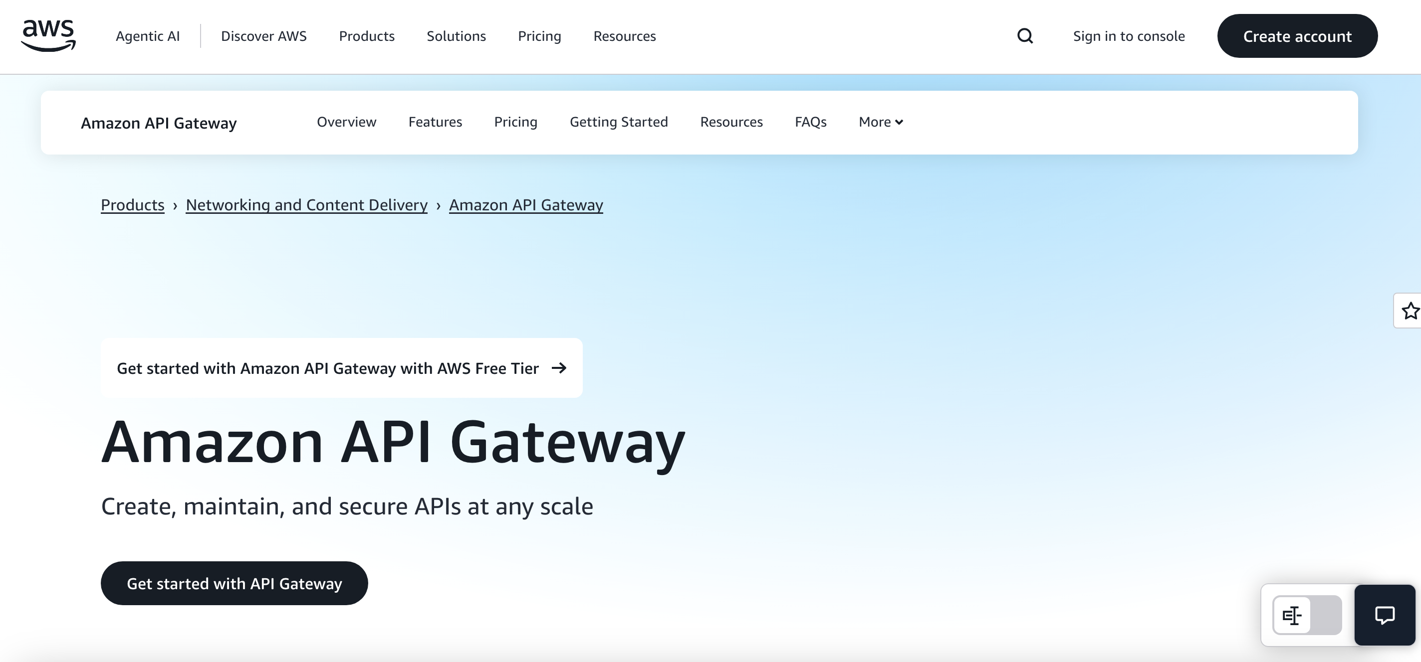 amazon api gateway