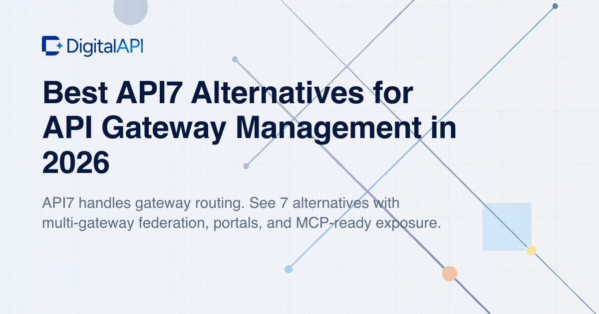 Best API7 alternatives for API gateway management — DigitalAPI