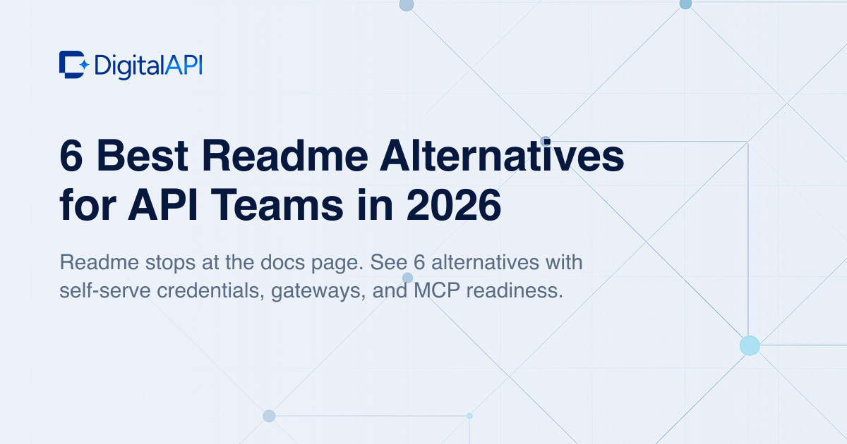 Best Readme alternatives for API teams — DigitalAPI