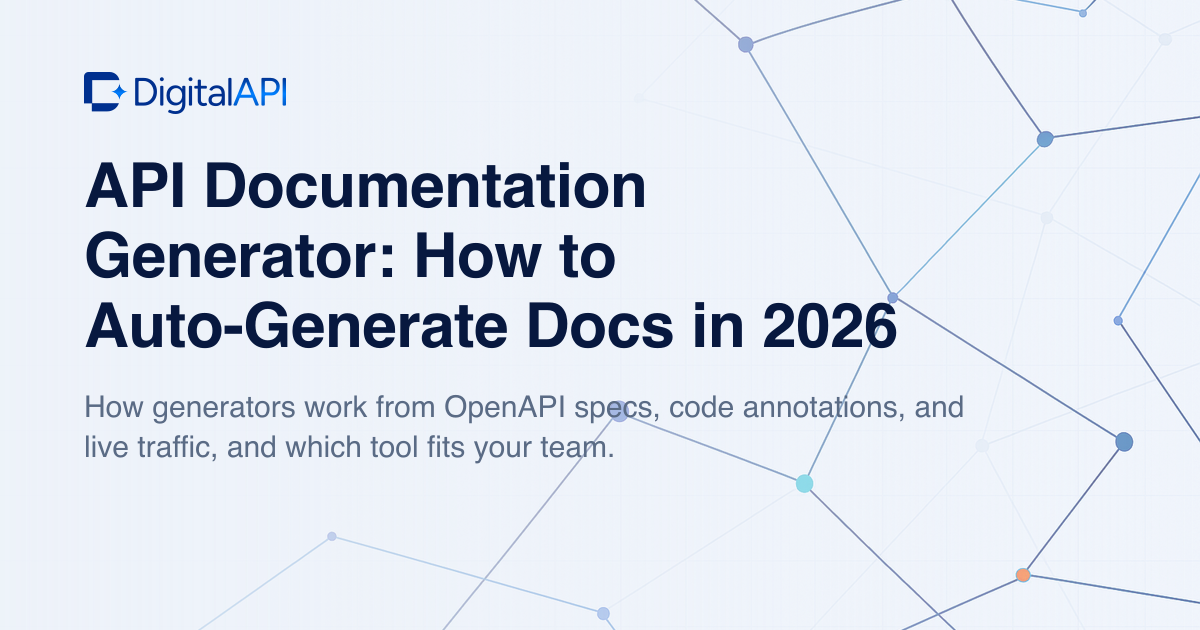 API documentation generator — DigitalAPI