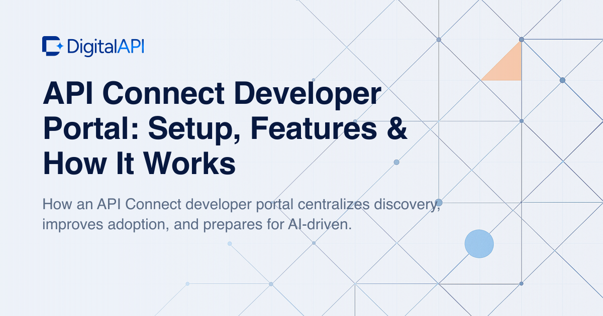 API Connect developer portal — DigitalAPI