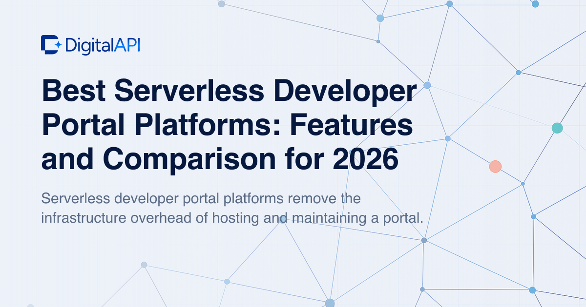 Best serverless developer portal platforms — DigitalAPI