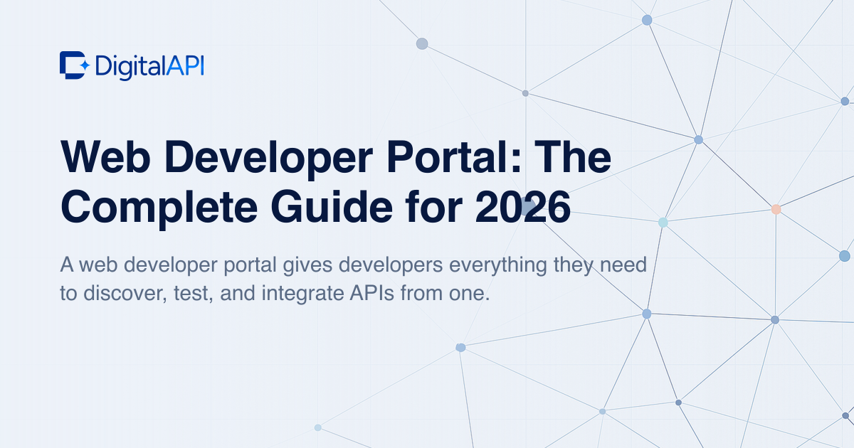 Web developer portal guide — DigitalAPI